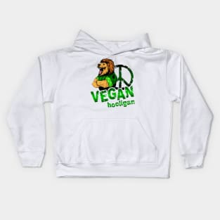 Vegan hooligan - Lion Kids Hoodie